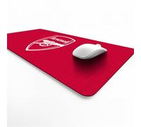 Licensed Décor Arsenal FC - Alfombrilla de escritorio (43 x 90 cm), diseño de escudo sobre textura iluminadora
