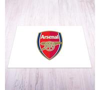 Licensed Décor Arsenal FC - Alfombrilla de Vinilo Grande (185 cm de Ancho x 100 cm de Alto), Color Blanco