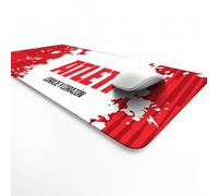 Licensed Décor Atlético de Madrid - Alfombrilla de escritorio - Atleti on Red Graphic Splash - 35 x 60 cm