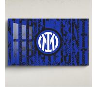 Licensed Décor FC Internazionale Milano - Arte de pared acrílico pequeño (65 cm (ancho) x 40 cm (alto) - Escudo en capas