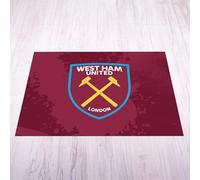 Licensed Décor West Ham United FC - Alfombrilla de Vinilo Grande (185 cm de Ancho x 100 cm de Alto), Color Rojo