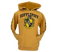 Licensed Unisex Kids Harry Potter Hufflepuff Hoodie Sizes 1 Year to 13 Years Yellow