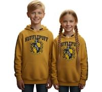 Licensed Unisex Kids Harry Potter Hufflepuff Hoodie Sizes 1 Year to 13 Years Yellow