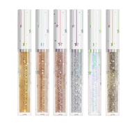 Licero GLITTER EYE LÍQUIDO - Eyelinadores de brillo profesionales, impermeable | Vibrante Glitter Liquid Eyeliner para fiestas, looks nocturnos, perfecto para los ojos deslumbrantes, mejora tu