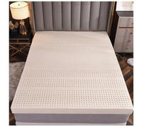 LIchaensc Látex Natural orgánico, Transpirable y cómodo, Duradero y Resistente al colapso, cubrecolchón de Espuma viscoelástica, colchón de látex Natural, 2 Pulgadas, 120 x 190 cm (47 x 75 Pulgadas)