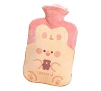 LICHENGTAI Bolsa de agua caliente de 1000 ml, bolsa de agua caliente de PVC, bolsa de agua caliente a prueba de fugas, regalos de Navidad para niños, ancianos, novias