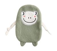 LICHENGTAI Bolsa de agua caliente de 350 ml de PVC, bolsa de agua caliente a prueba de fugas, bolsa de agua caliente extraíble y lavable, regalos de Navidad para niños, ancianos, novias