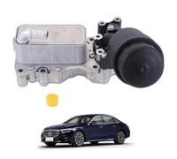 LICHENGTAI Conjunto de filtro de aceite compatible con Mercedes-Benz W204 W205 W212 W447 Engine Oil Filter Housing with Oil Filter 6511800610, A6511800610