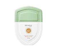 LICHENGTAI Crema facial con aloe vera, loción solar SPF 60 UVA-UVB para cara y cuerpo, protección solar con aloe vera y aceites naturales, 40 ml