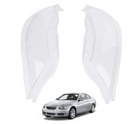 LICHENGTAI Cubierta de Lente de Faro Delantero Compatibles con 3er E90 2005-2012, Cubierta de Lente de Faro Transparente de Alta Visibilidad 63117240262, 63117161670 Xenon Headlight Glass Spreader