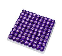 LICHENGTAI Juego de 81 Jabones de Baño Aromáticos, Diseño de Capullos con Pétalos, Caja de Jabón de Aceites Esenciales Perfumados con Olor a Rosa, Envío en Caja de Regalo