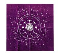 LICHENGTAI Mantel de Tarot, Tarot Tapiz La Estrella Misterioso Divinidad Colgar en la Pared Decoraciones Manta para Dormitorio Sala de Estar Dormitorio Manta Mantel Esteras de Playa, Morado