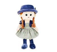 LICHENGTAI Muñeca de Trapo de Suave Textura para Las Niñas, 35CM Peluche Regalo De NiñA Juguete De Peluche Cute Little Girls Dolls Companion Toys para Regalos De CumpleañOs De Navidad