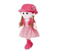 LICHENGTAI Muñeca de Trapo de Suave Textura para Las Niñas, 35CM Peluche Regalo De NiñA Juguete De Peluche Cute Little Girls Dolls Companion Toys para Regalos De CumpleañOs De Navidad
