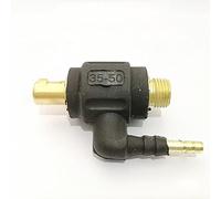 LICHIFIT Agon - Adaptador de soldadura por arco Tig para antorcha de gas Dinse, conector de junta M16 x 1,5 tuerca a DKJ 10-25 / DKJ 35-50/50 conector de enchufe rápido