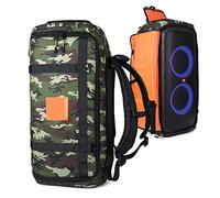 LICHIFIT Bolsa de almacenamiento portátil de viaje para altavoz Bluetooth JBL PARTYBOX 310, funda protectora, funda de transporte, funda de piel, camouflage, Compacto