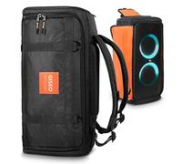 LICHIFIT Bolsa de almacenamiento portátil de viaje para altavoz Bluetooth JBL PARTYBOX 310, funda protectora, funda de transporte, funda de piel, Black, Compacto