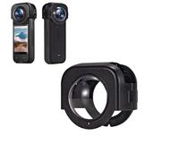 LICHIFIT Cubierta protectora de cristal templado óptico a presión para cámara de acción Insta360 X4, tapa de lente de lente, accesorios de marco
