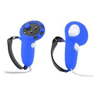 LICHIFIT Funda de silicona para mango de juego Meta Quest 3 VR, accesorios de mango de control, fundas protectoras con correas ajustables para nudillos