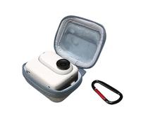LICHIFIT Mini bolsa de almacenamiento para cámara Insta360 GO3 y cápsula de acción, funda protectora portátil, funda de transporte, accesorios de piel, Gray