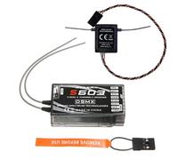 LICHIFIT Receptor de avión S603 de 6 canales de 2,4 GHz para JR SM-X DSM2 Control remoto Ultra Largo Alcance 6CH 3.5-9.6V Receptor