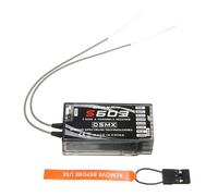 LICHIFIT Receptor de avión S603 de 6 canales de 2,4 GHz para JR SM-X DSM2 Control remoto Ultra Largo Alcance 6CH 3.5-9.6V Receptor