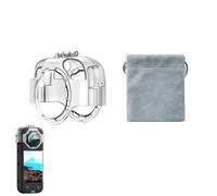 LICHIFIT Tapa transparente de policarbonato para lente de cámara panorámica Insta360 X3, cubierta protectora para lente de cámara, accesorios