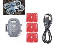 LICHIFIT Zumbador de alarma antipérdida universal adecuado para drones DJI NEO, rastreador GPS con sirena de 120 dB y luz de flash LED recargable