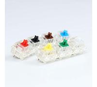 LICHONGUI Interruptores de Gateron 3pin SMD LED LED de lobloqueado Compatible con Teclado Mecánico MX para GK61 GK64 GH60 (Axis Body : Yellow Switch, Color : 120PCS)