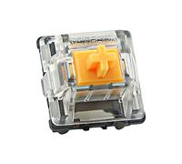 LICHONGUI Interruptores ópticos Teclado Gateron Silver Blanco Naranja Marrón Interruptores para SK61 SK64 (Axis Body : Optical White, Color : 10 pcs)