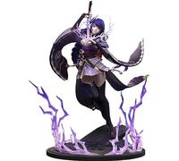 LICHOO Genshin Impact - Figura de acción de anime Raiden Shogun de 26 cm, modelo coleccionable, estatua, juguetes, figuras de PVC, adornos de escritorio, regalos festivos