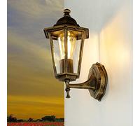 Licht-Erlebnisse Antigüedad Exterior de pared Lámpara paris/IP44, aluminio fundido/Estilo Rústico/wettergeschützte lámpara de pared para exterior Patio Jardín