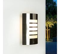 Licht-Erlebnisse Aplique de exterior LYNMARK con un diseño moderno casquillo E27 IP44 Lámpara de pared perfecta para el jardín, balcon