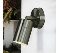Licht-Erlebnisse Foco exterior de acero inoxidable orientable IP44 para jardín terraza GU10 máx.35W lámpara de pared moderna luz exterior patio jardín casa pared
