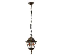 Licht-Erlebnisse Lámpara colgante exterior «Salzburg» rústica antigua E27 IP43 lámpara colgante exterior lámpara patio jardín iluminación terraza