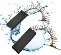 LICHTBLAU 2 unidades de escobillas de carbón para motor n. 2974 I escobillas de carbono 616505 para lavadoras y secadoras I Set de 2 repuestos aptos para Bosch, Siemens, Constructa y Neff