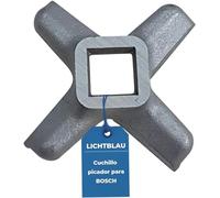 Lichtblau Cuchillas de corte cruzado para picadora de carne Bosch, compatible con MUM4, MFW15 y MUM5, tamaño 5, repuesto para picadora de carne Bosch, accesorios
