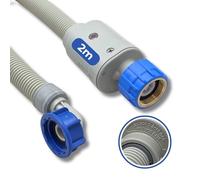 LICHTBLAU Manguera Aquastop I 2 m I 2990 Manguera de seguridad con certificación VDE para lavadoras y lavavajillas I 3/4 pulgadas con válvula de seguridad incluida