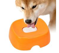 Lick Ball for Dogs - Anti-Slip Licking Dishes with Rolling Ball,Dog Slow Feeder | for Camping Car Home Yard Garden Outdoor Indoor Eating Training Standing