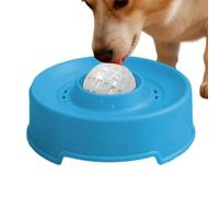 Lick Bowl - Interactive Slow Feeder with Rotating Ball for Pet Feeding Enrichment | Silicone Dog Cat Liquid Food Bowl for Healthy Eating Training Puppy Kitten Use