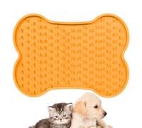 Lick Feeding Mat | Alimentador |, Bone Shaped Pet Feeding Mat, Pet Feeding | Cats Calming Mat, Treats Lick Feeding Mat, Cat and Dog, Interactive for Pets