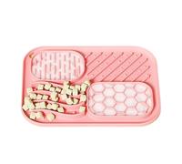 Lick Mats - Almohadilla dispensadora de silicona para golosinas, alimentación con base de succión, ayuda de enriquecimiento felino canino, herramienta de recompensa para entrenamiento de cachorros