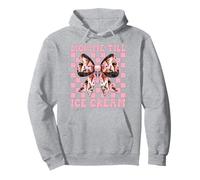 Lick Me Till Ice Cream Cone Girl Mom Pink Coquette Low Sudadera con Capucha