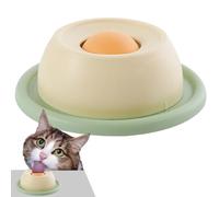 Lick Plate for Cats - Round Rotating, Interactive Slow Feeder | Fun Puzzle Food Bowl for Cats, Anti-Vomiting, Enrichment Toy for Pets, Healthy Eating, Feeding Activity
