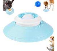 Lick Sphere for Dogs, Interactive Canine Non Slip Anxiety Bowl with Ball, Dog and Cat Enrichment Toys Licky Mats, Slow Feeder Dog Bowl for Cat Dogs Calming & Anxieties Relief (White)