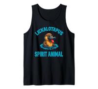 Lickalotapus Es Mi Espíritu Animal Divertido Ornitorrinco Meme Camiseta sin Mangas