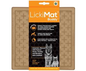 LickiMat Classic Pastel Colors Buddy, tapete de alimentación para Perros para aliviar el aburrimiento y la ansiedad, Ideal para Alimentos, Yogur o Mantequilla de maní, Alfombrillas para lamer,
