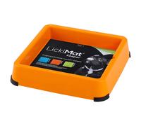 LICKIMAT Keeper - Soporte para alfombra de fugas, color naranja