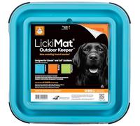 LICKIMAT Keeper - Soporte para alfombra de fugas para exteriores, color turquesa