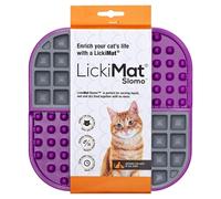 LickiMat Slomo Gato Púrpura, Alfombrilla Antideslizante Para Gatos, NUEVO